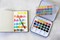 Daler-Rowney Aquafine Watercolor Paint Half Pan Travel Set-24/Pkg